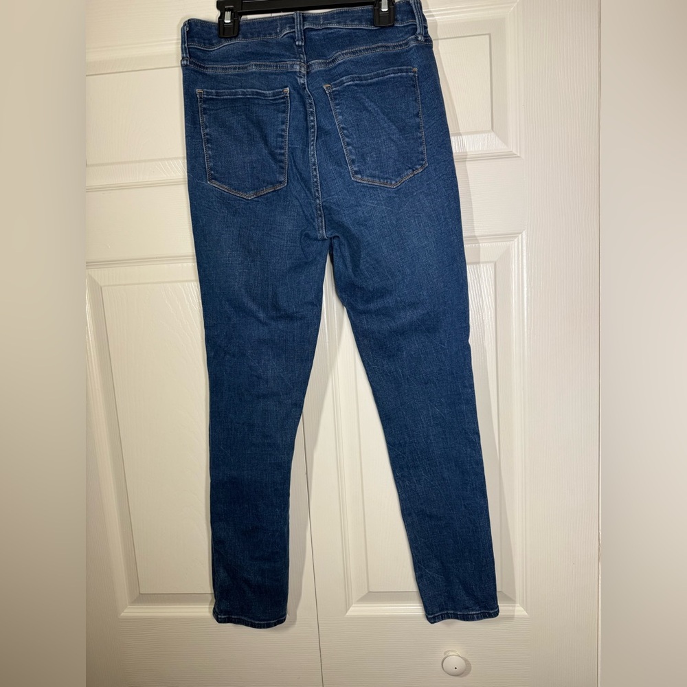 Abercrombie & Fitch Women’s The Super Skinny Ankle High Rise Denim Jeans - Picture 3 of 5